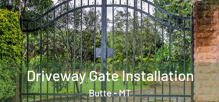 Driveway Gate Installation Butte - MT